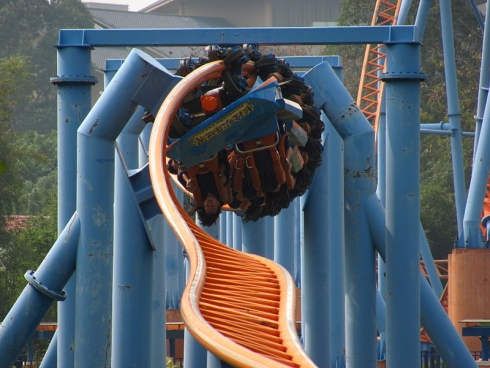 10 Inversion Roller Coaster