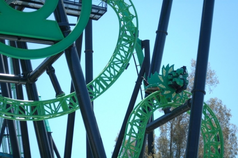 Green Lantern: First Flight mid-circuit
