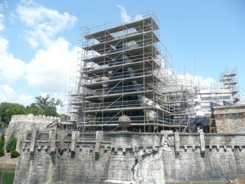 Wizarding World of Harry Potter construction image