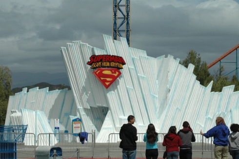 Superman: Escape from Krypton ice cave
