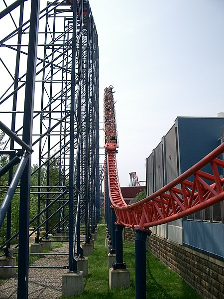 Superman Ride of Steel at Six Flags New England
