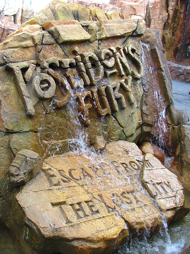 Former Signage outside of Poseidon's Fury