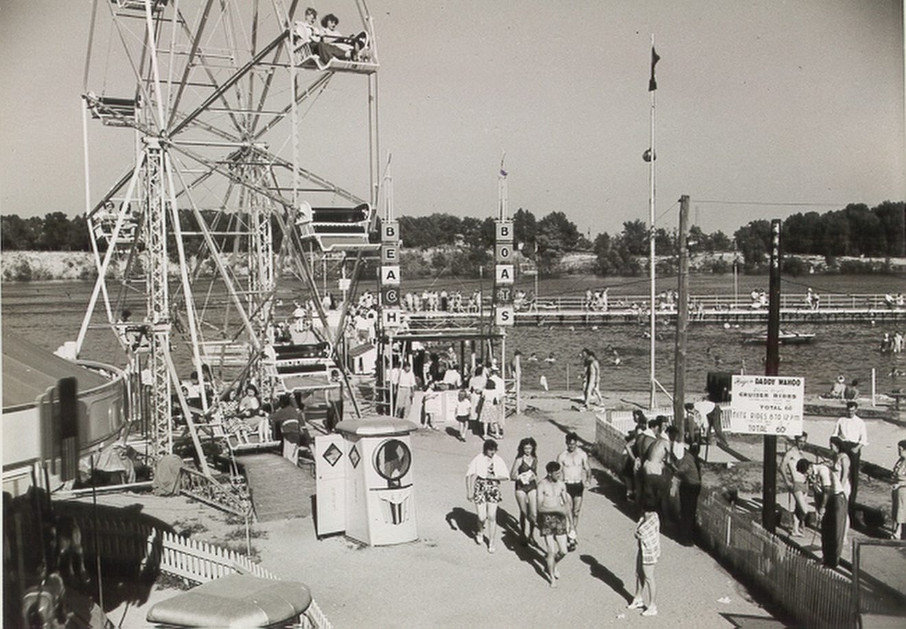 Old shot of Indiana Beach