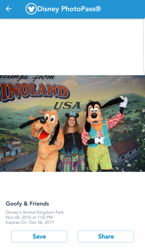 PhotoPass on My Disney Experience