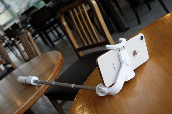 Selfie Stick on a table