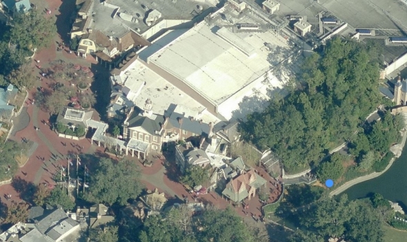 Hall of Presidents from above