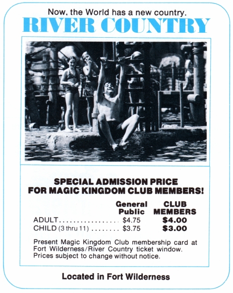 A 1978 ad for River Country.