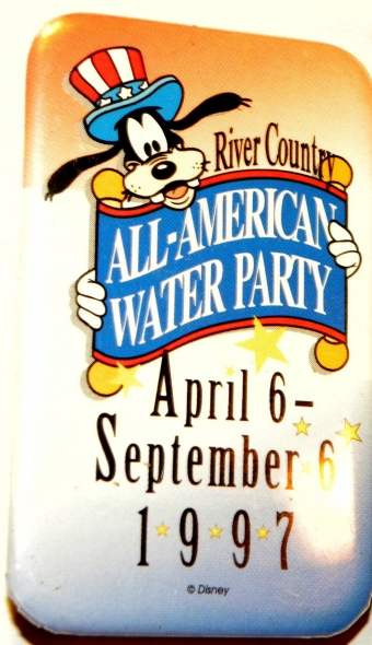 1997 All-American Water Party Button