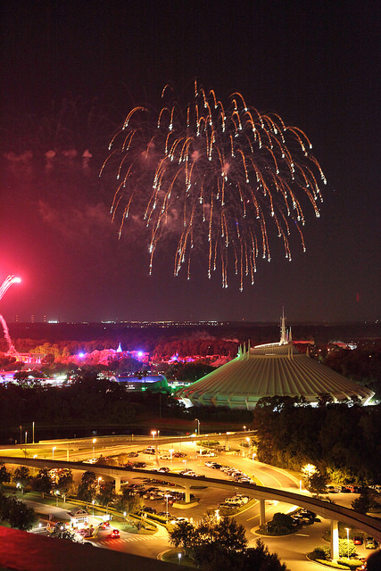Fireworks View from Contemporary Resort
