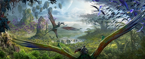Avatar flying ride