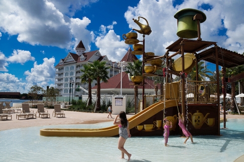 Grand Floridian Alice in Wonderland Pool