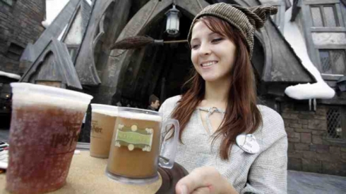 The biggest money-making machine of them all:  Butterbeer. Image © NBCUniversal.