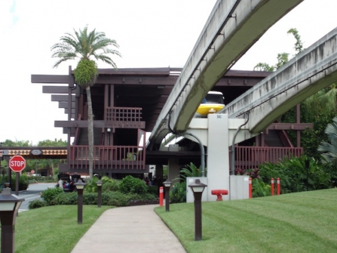 Polynesian Monorail Station