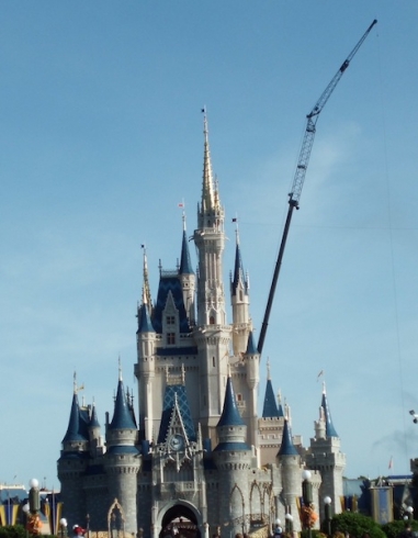 Cinderella Castle Crane