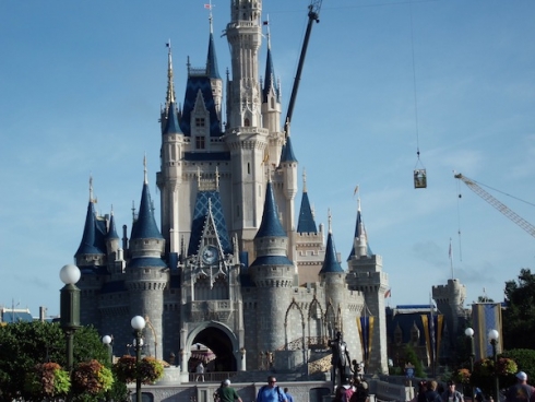 Cinderella Castle Crane