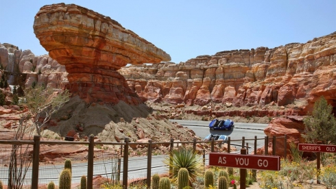 The most magical place on Earth: Cars Land. Image © Disney.