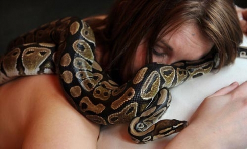 Snake massage image