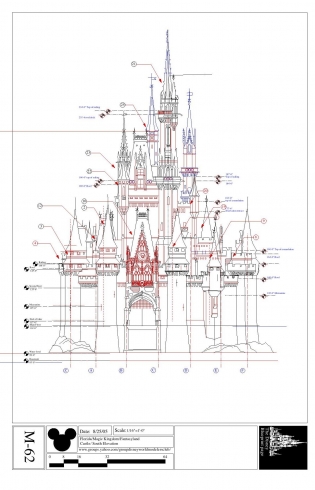 Cinderella Castle blueprints