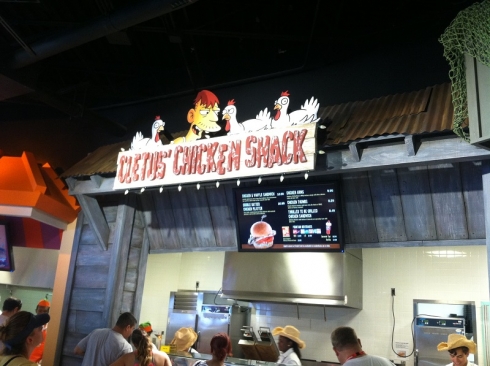 Cletus' Chicken Shack Counter