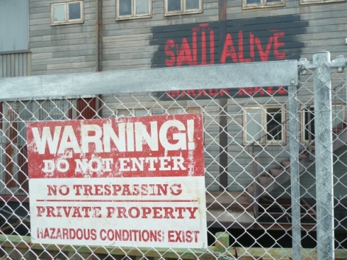 SAW Alive Horror Maze exterior