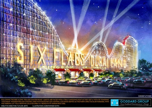 Six Flags Dubailand artwork