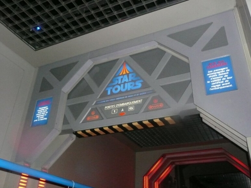 Star Tours entrance sign