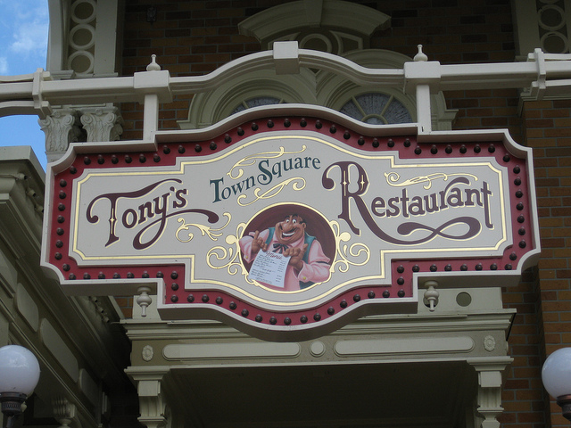 Tony's Town Square Restaurant at Disney's Magic Kingdom Reviews & Ratings