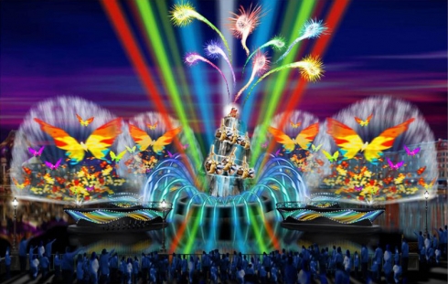 Tokyo DisneySea Fantasmic concept art