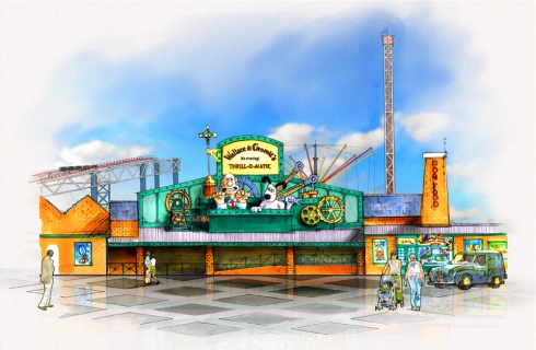Wallace & Gromit's Thrill-O-Matic concept art