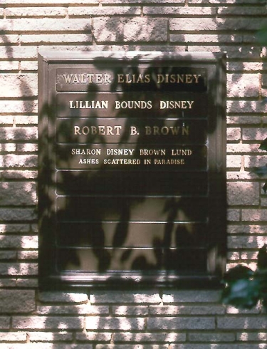 Walt Disney grave
