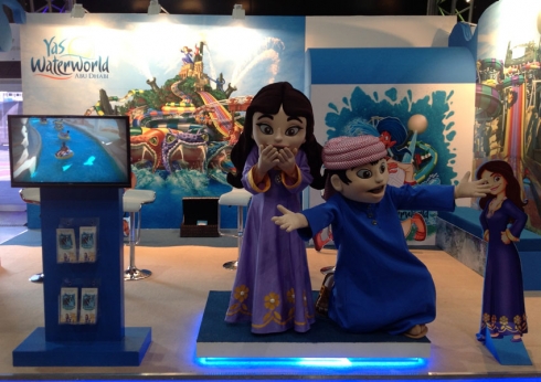 Yas Waterworld mascots