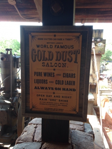 Gold Dust Saloon Poster