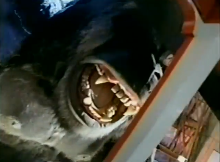 Kong attacking a tram.