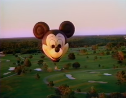 Mickey hot-air balloon