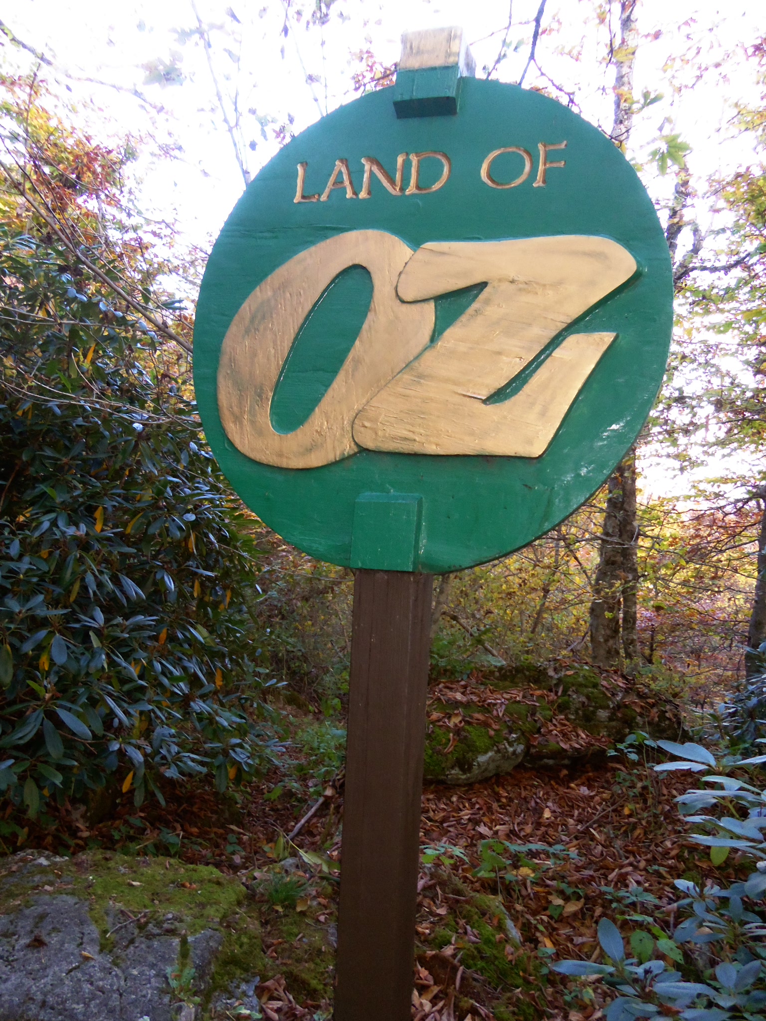 Land of Oz Sign
