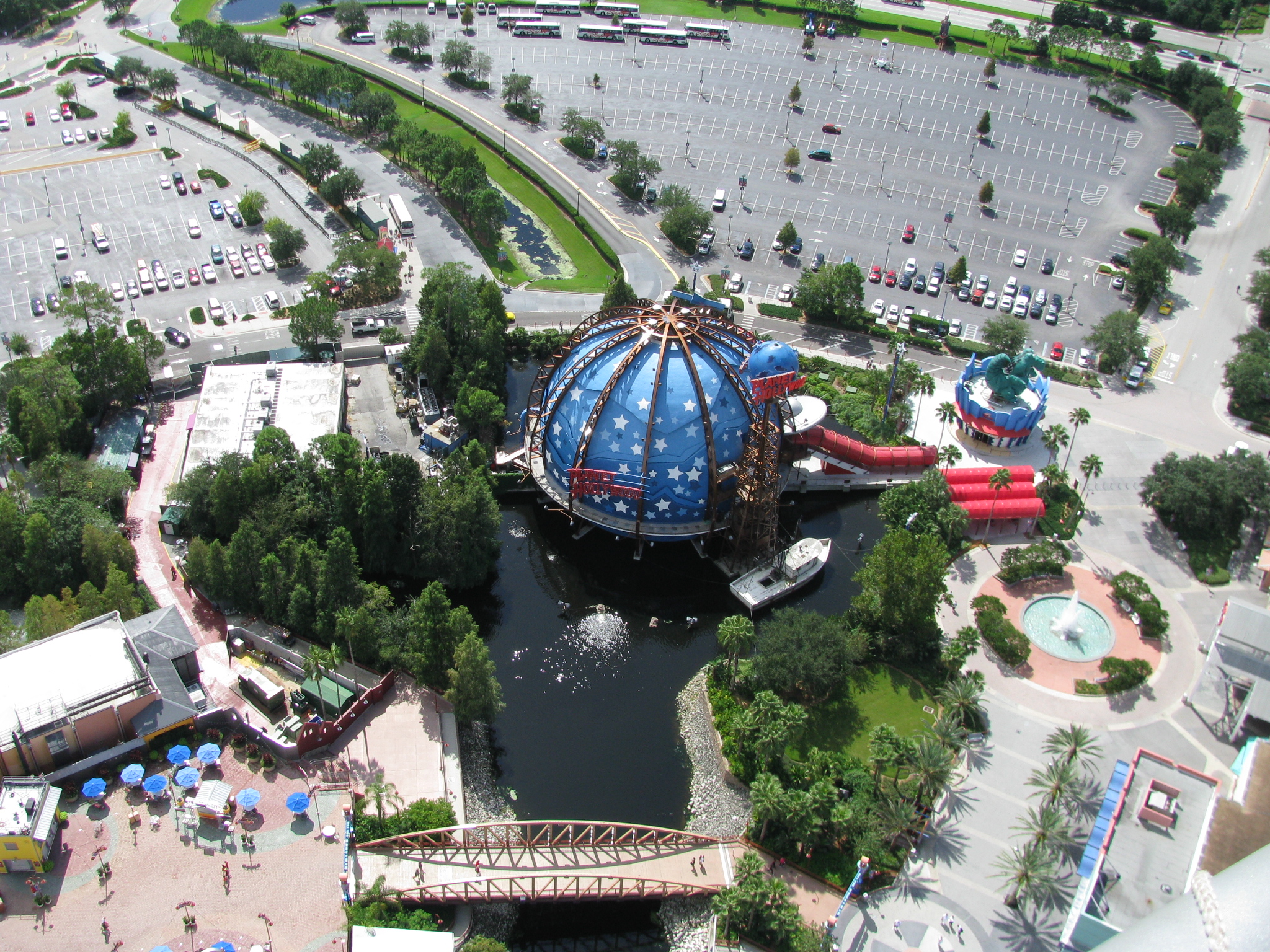 Planet Hollywood Orlando from above