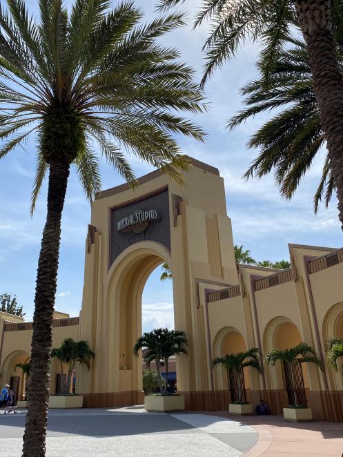 Universal Studios entryway 
