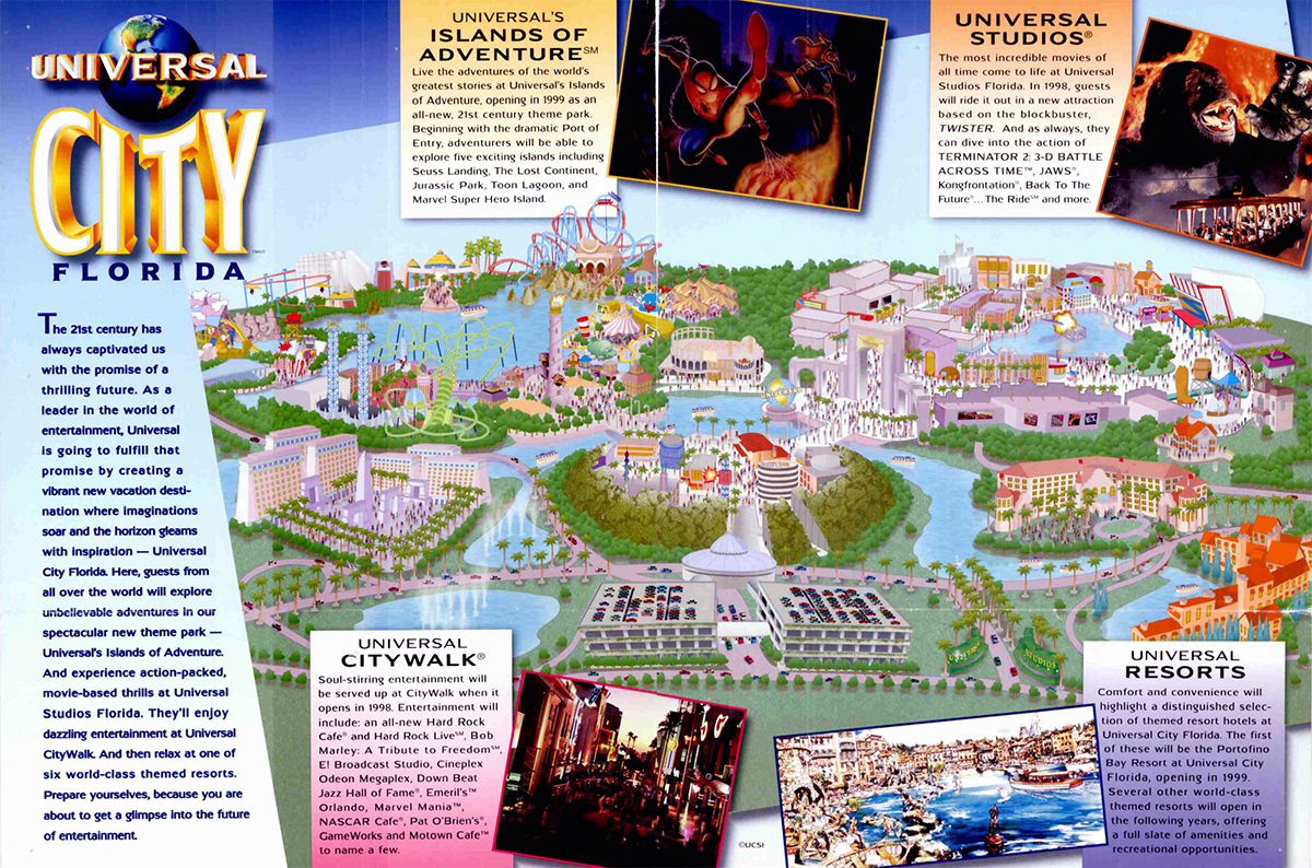 Universal City Florida map