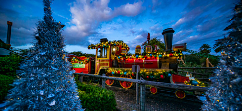Christmas Town Holly Jolly Express, Busch Gardens
