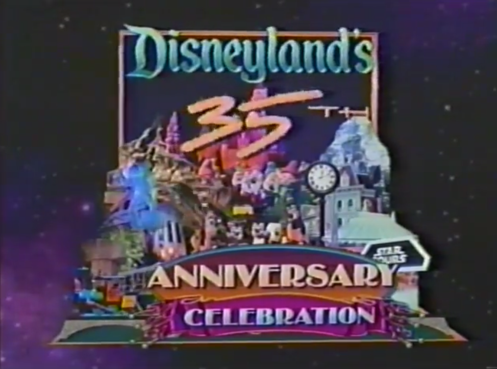 Disneyland's 35th Anniversary Celebration bumper