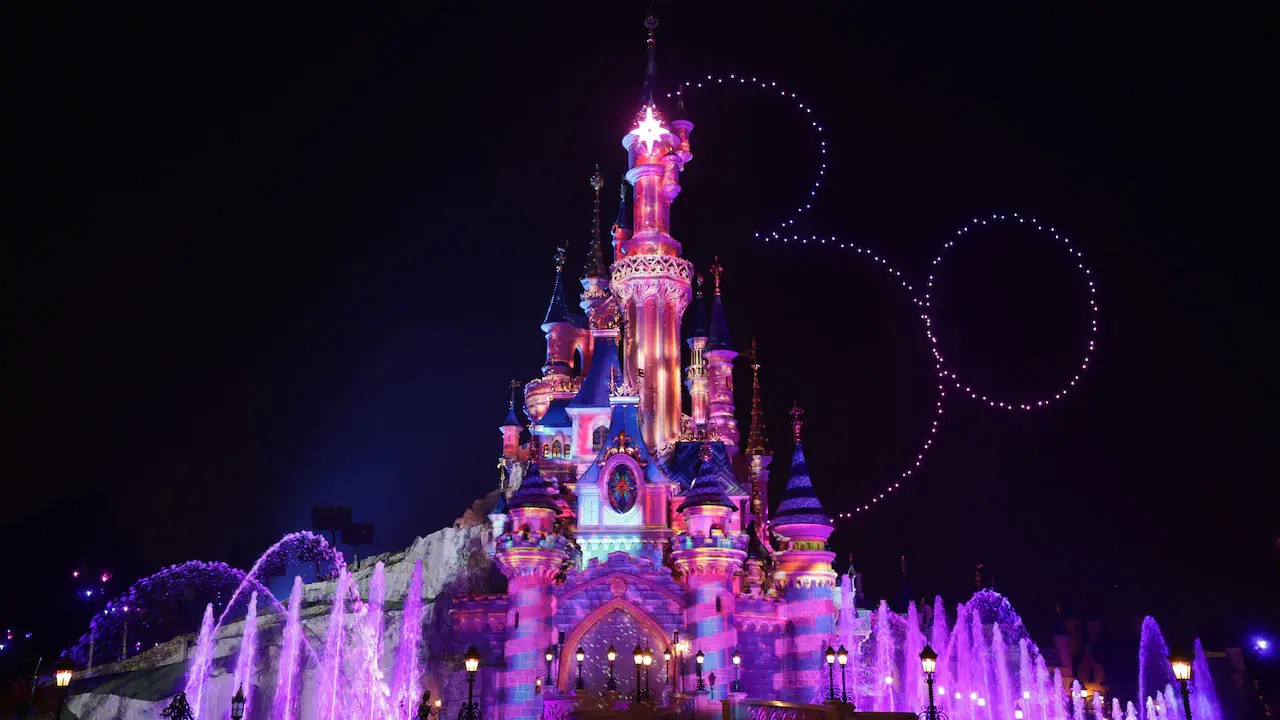 Disney D-Light Drone Show at Disneyland Paris