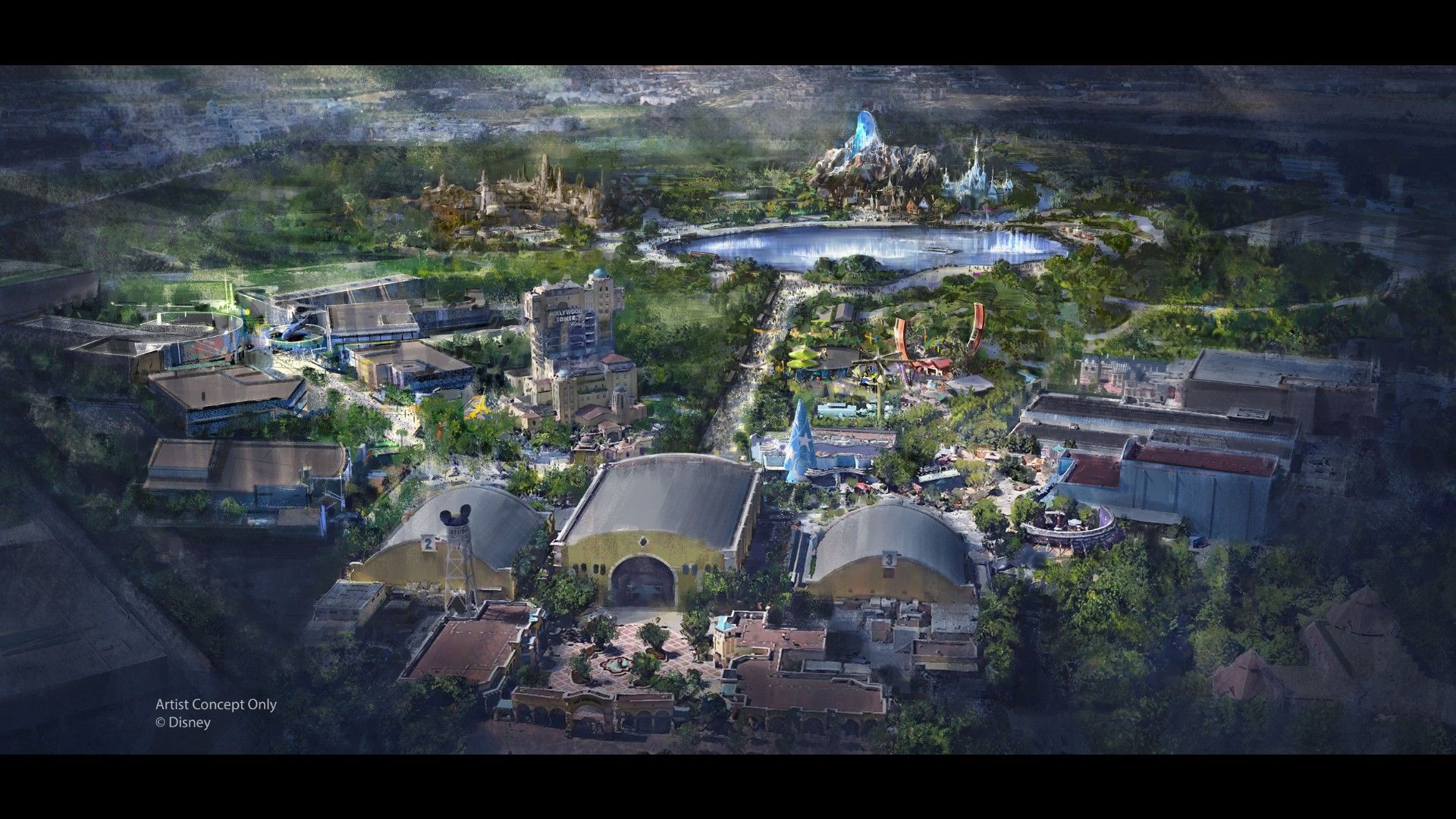 Disneyland Paris expansion concept art