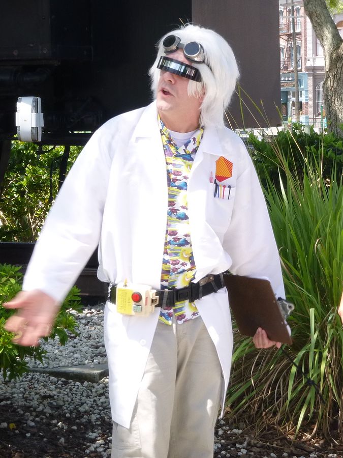 Doc Brown at Universal Orlando