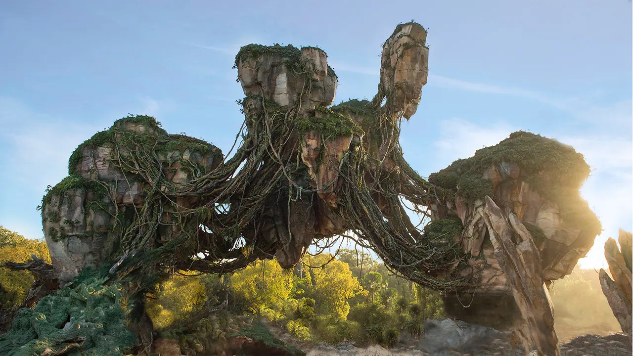 The Floating Mountains at Walt Disney World's Pandora: The World of Avatar at Animal Kingdom