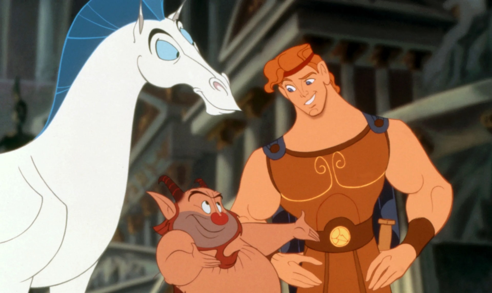 Hercules and Phil from Disney's Hercules