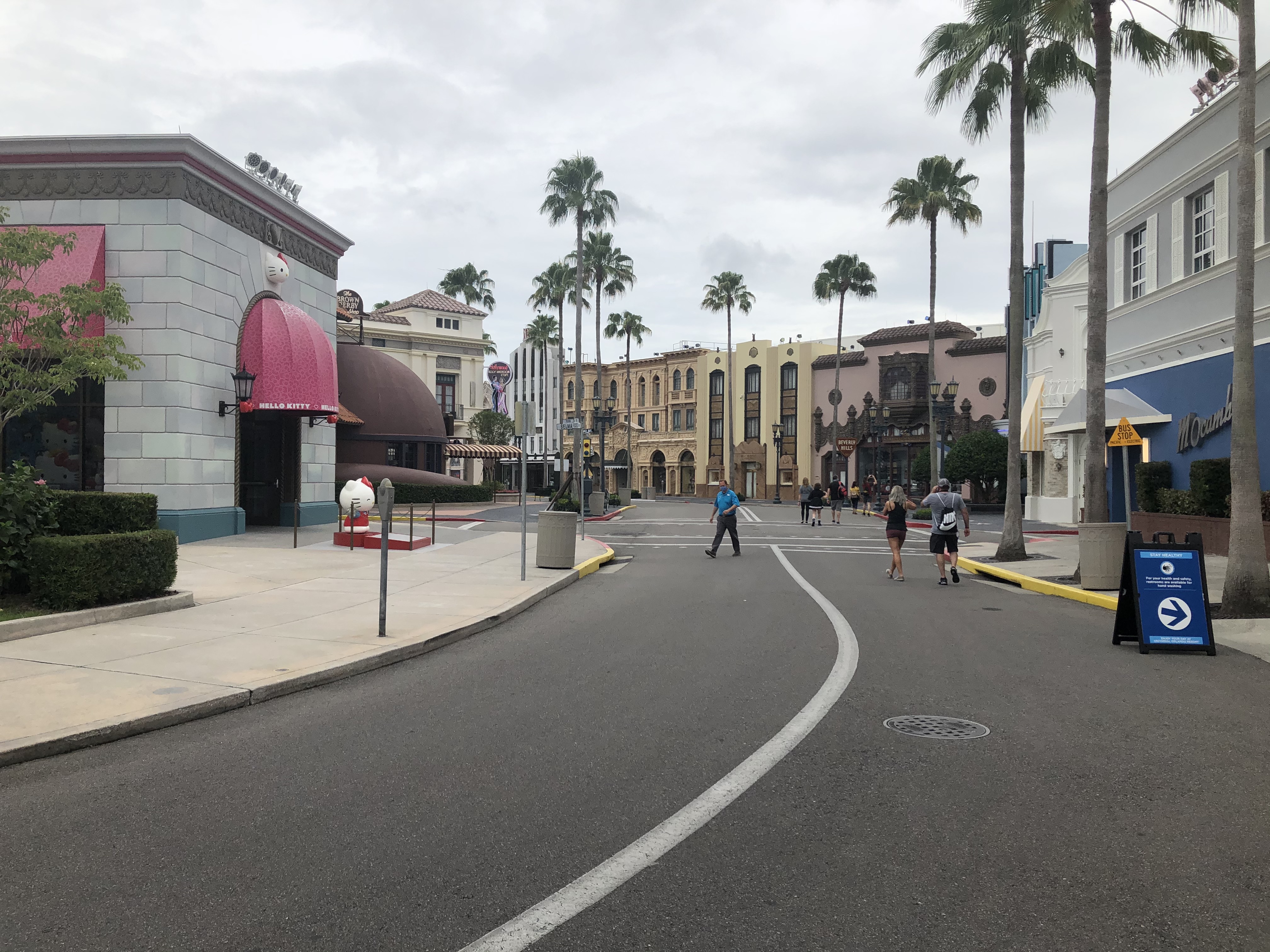 Entry area at Universal Studios