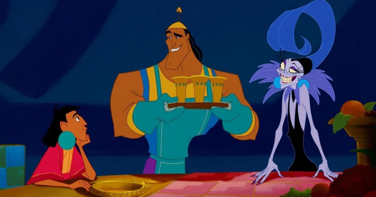 Kuzco Yzma and Kronk from Disney's Emperors New Groove