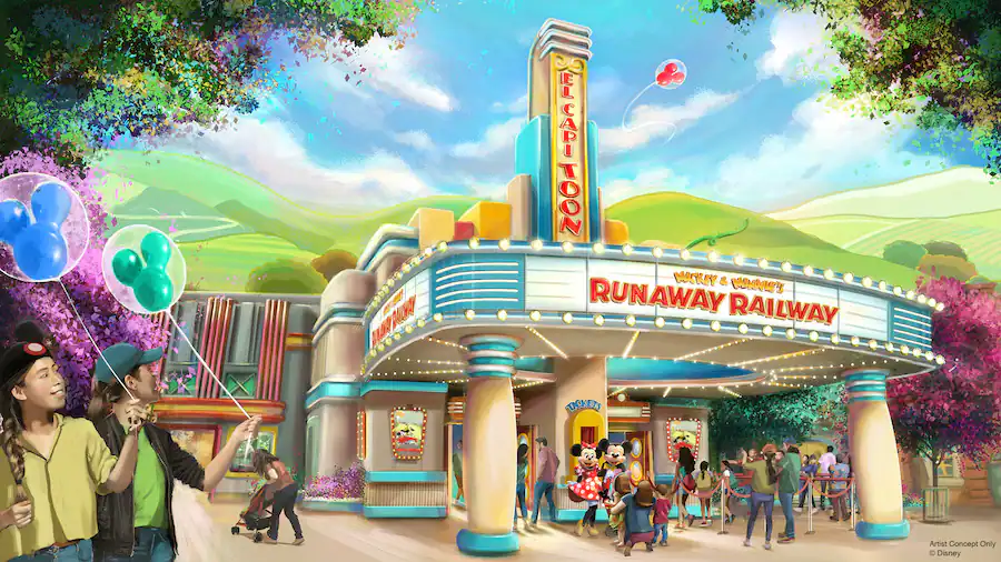 Mickey and Minnie's Runaway Railway, Disney