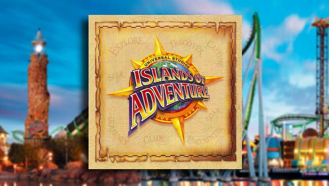 Islands of Adventure album over the park
