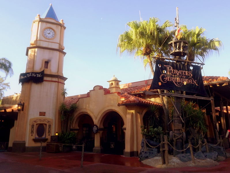 Pirates of the Caribbean Ride Entrance